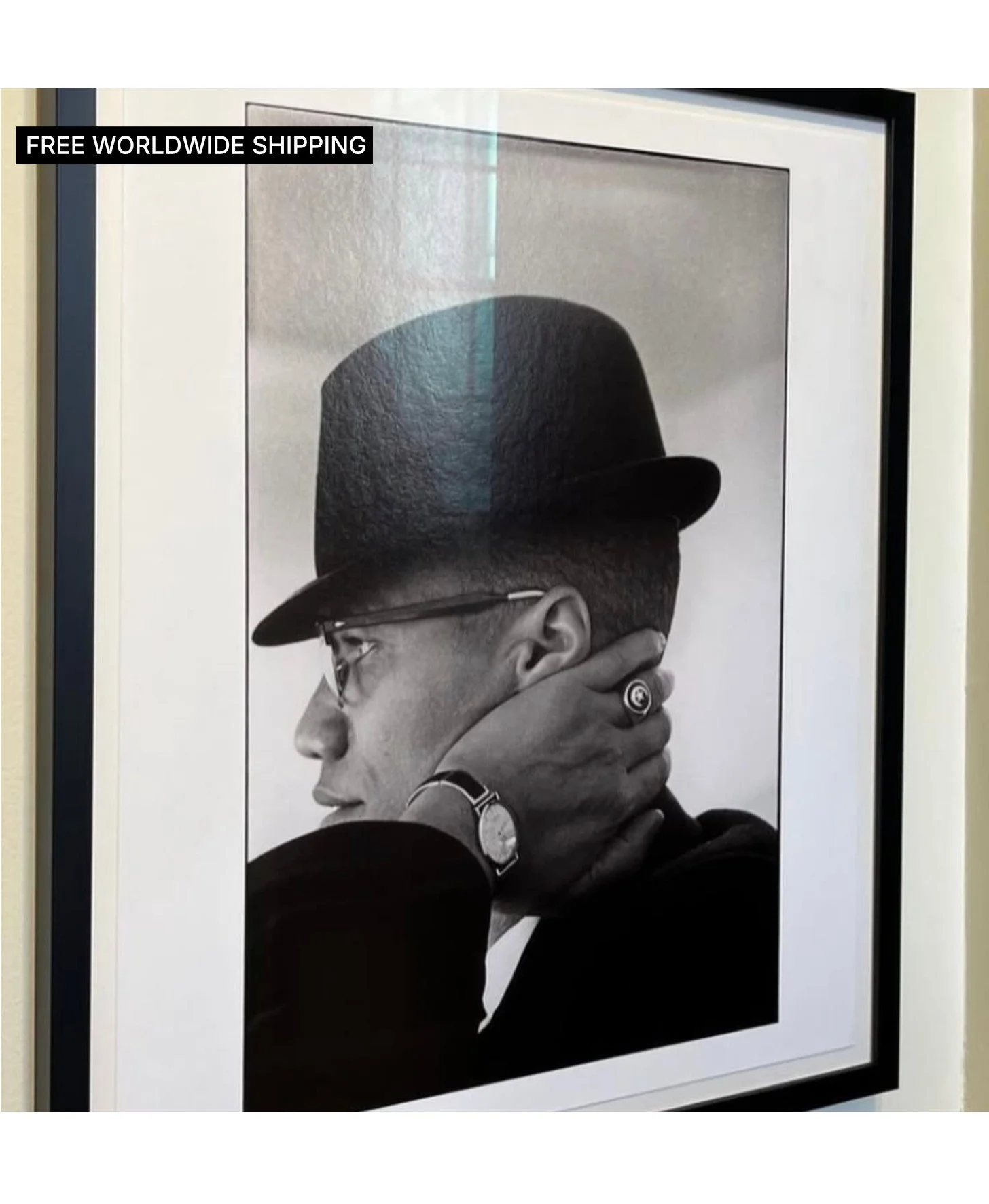 Malcolm X, Chicago, 1961 — A Collector's Edition 20x24 inch print